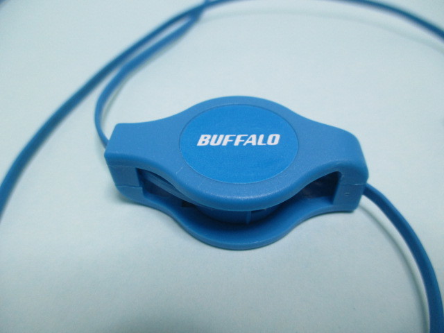 新品・★バッファロー　USB　延長ケーブル　約70ｃｍ　巻取り式　リール式　ブルー ★11738★e_画像8