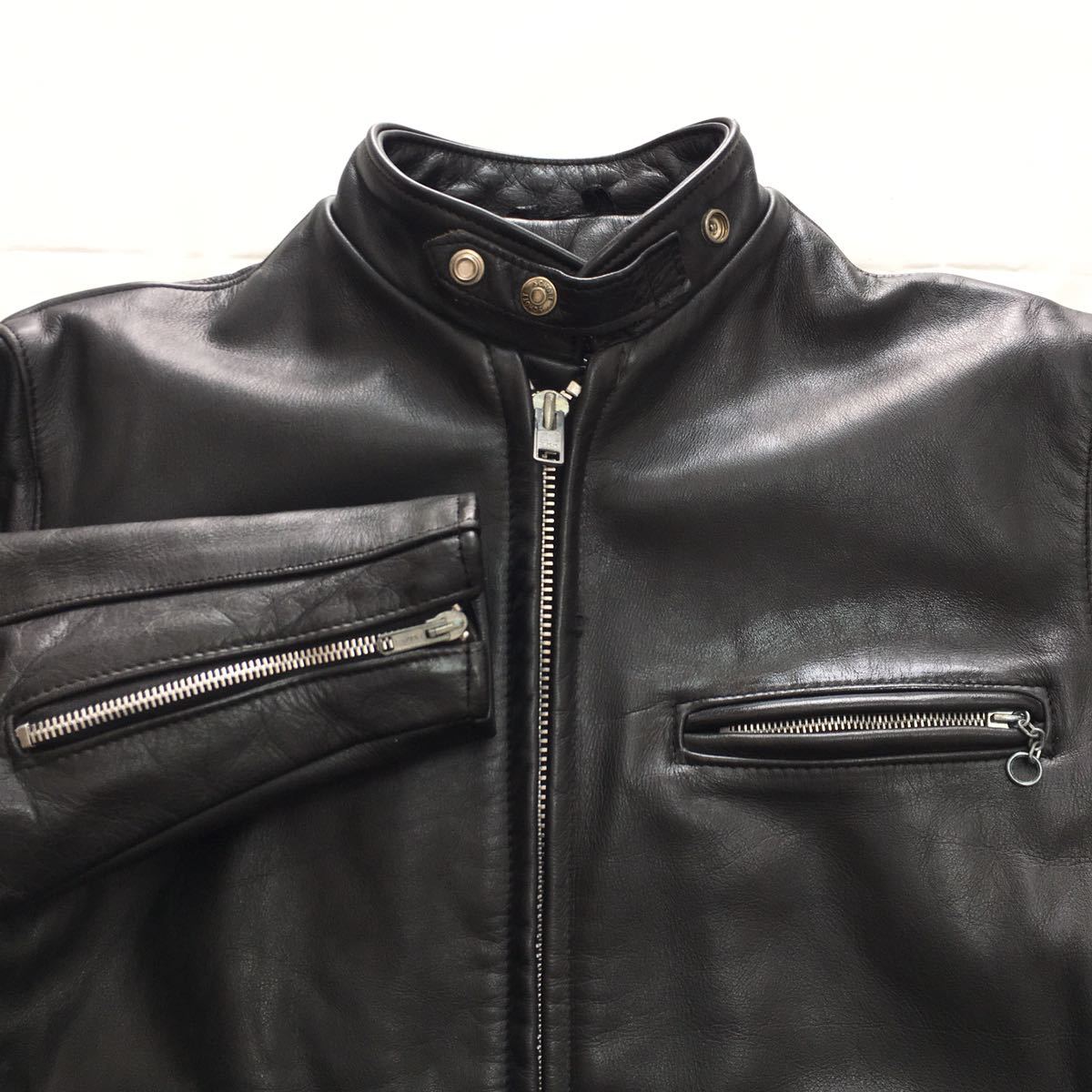 USA製SCHOTTショット 38シングルライダース 本革レザー USA製SCHOTTショット 38シングルライダース 本革レザー