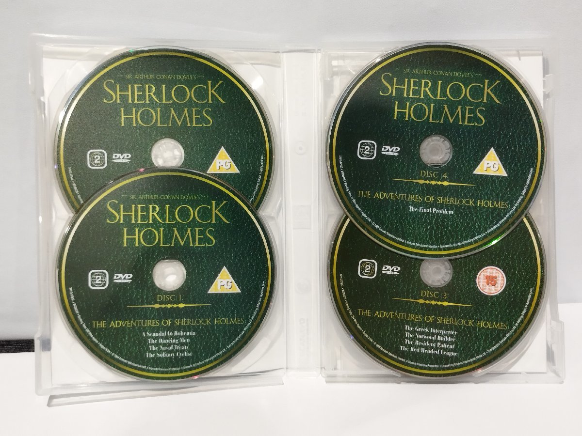 【DVD】シャーロック・ホームスの冒険/完全版/輸入版/ジェレミー・ブレット【ac02d】_画像4