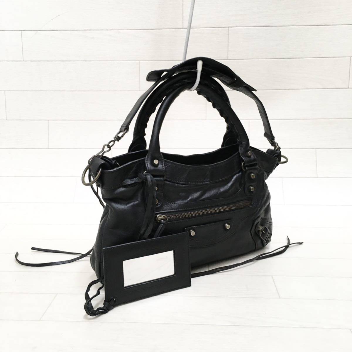 良品・シリアル付 BALENCIAGA ミニCITY ハンドバッグ 2way｜PayPayフリマ