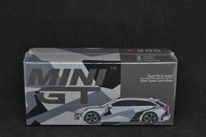 TSM MINI-GT 1/64 Audi RS 6 Avant Silver Digital Camouflage China Exclusive アウディ デジタルカモフラージュ 中国限定 未開封_画像1