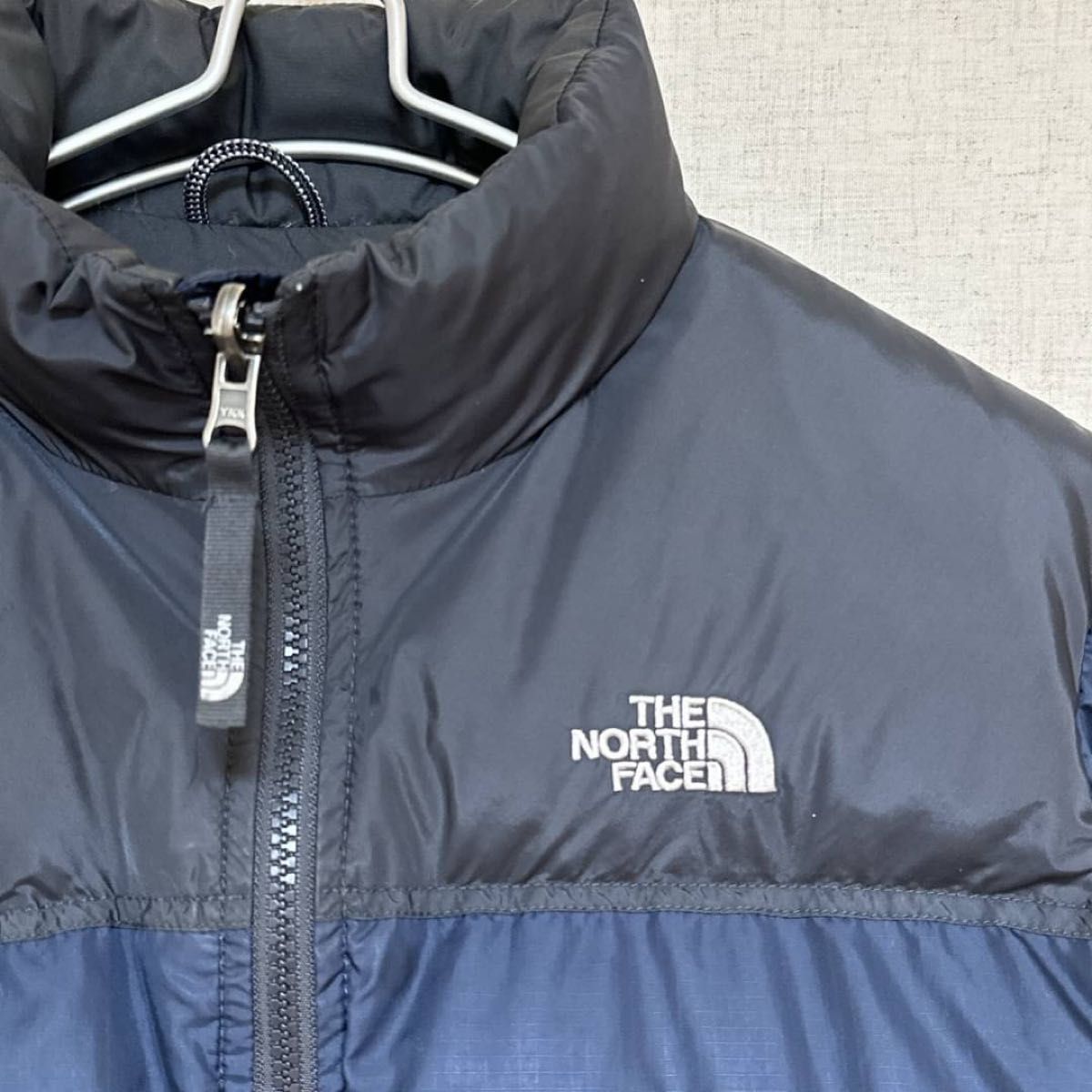 ノースフェイス ヌプシ　ダウンジャケット 600フィル 140L キッズ  レディースSネイビー THE NORTH FACE