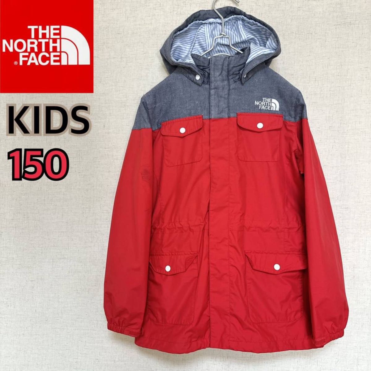 ノースフェイス　マウンテンパーカー　 ナイロンジャケット  キッズ150 レディースs THE NORTH FACE