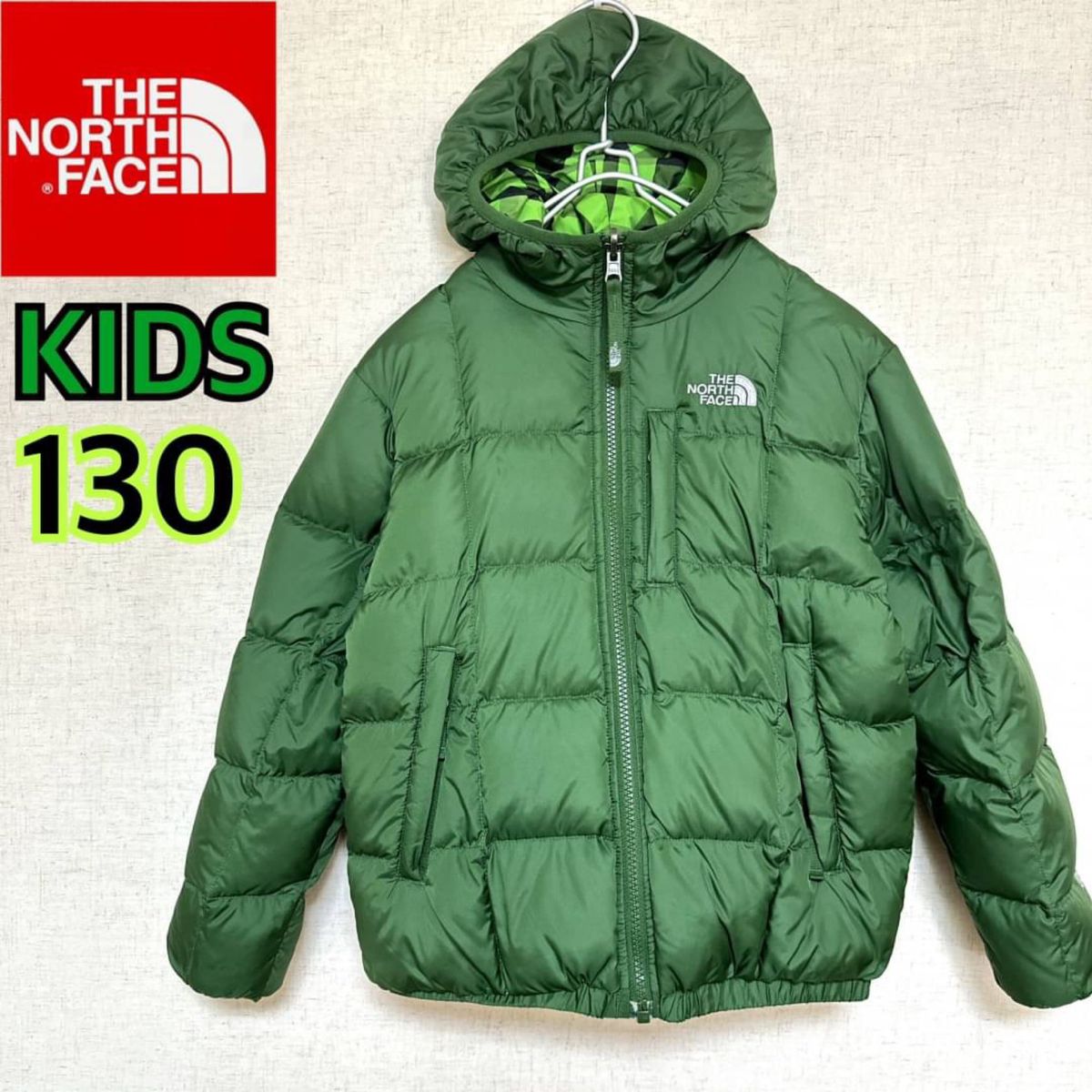 早い者勝ち ノースフェイス　ダウンジャケット  キッズ130 フィル550 リバーシブル  THE NORTH FACE