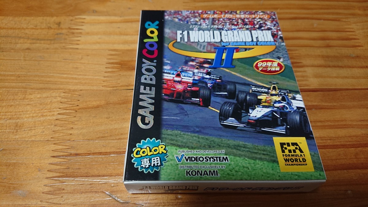 GBC F１ ワールドグランプリⅡ 箱説あり 状態きれい 2