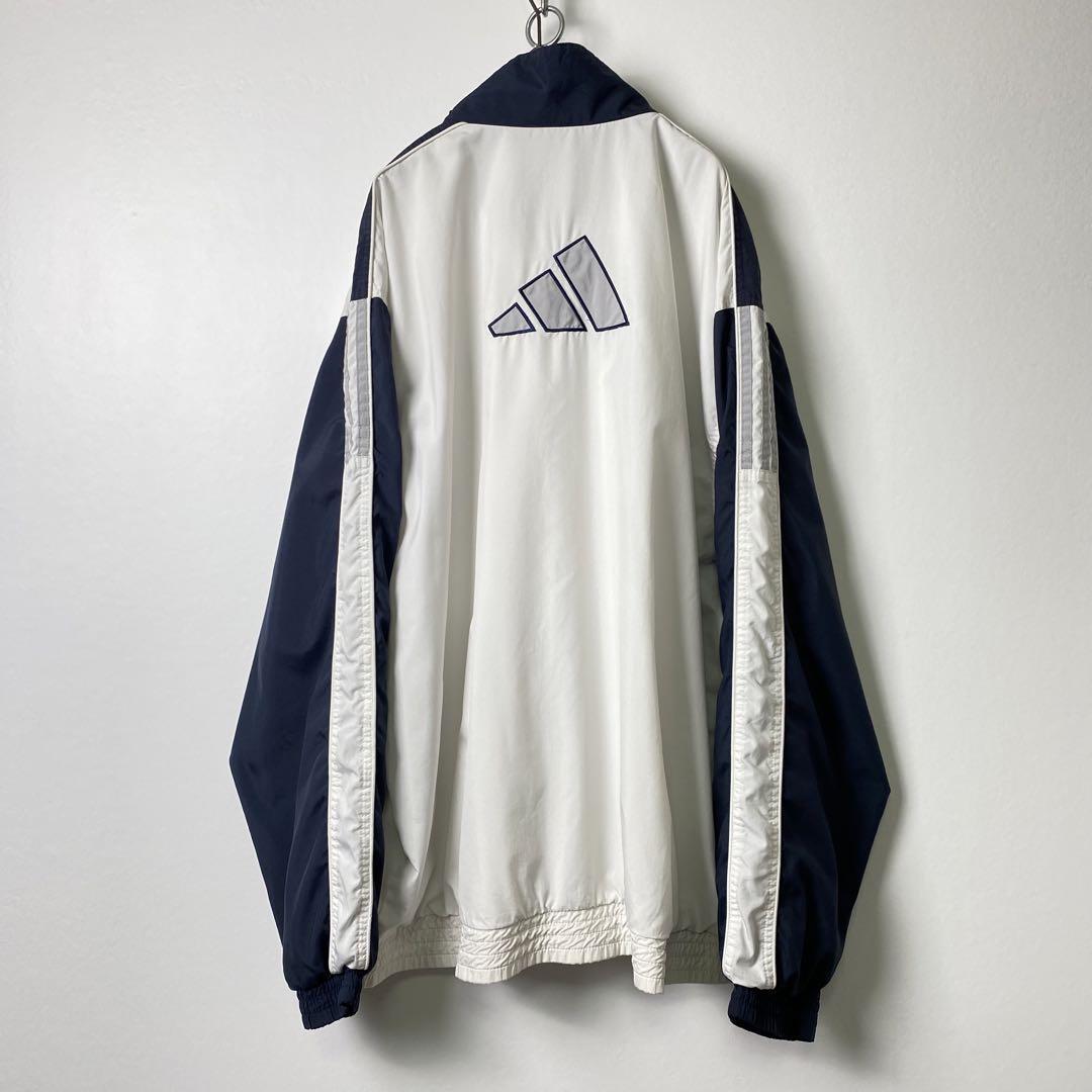 最安値】 adidas 00s 袖ライン S269 3XL ナイロンジャケット バック