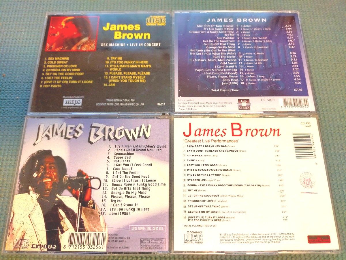 James Brown 4枚 輸入盤