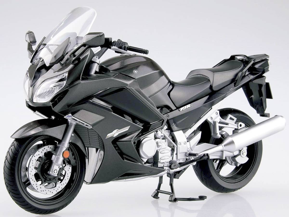 1/12 ヤマハ FJR1300A YAMAHA FJR 1300A グレーメタリック ＜正規ライセンス商品＞ アオシマ文化教材社完成品ダイキャストモーターサイクル_サンプル画像