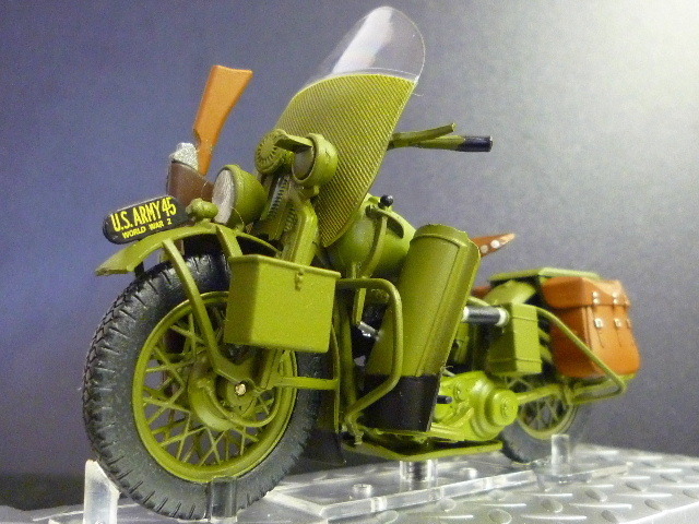  unopened 1/24 Harley Davidson army for a-mi.WLA ARMY 1942 ixo not yet exhibition goods final product 