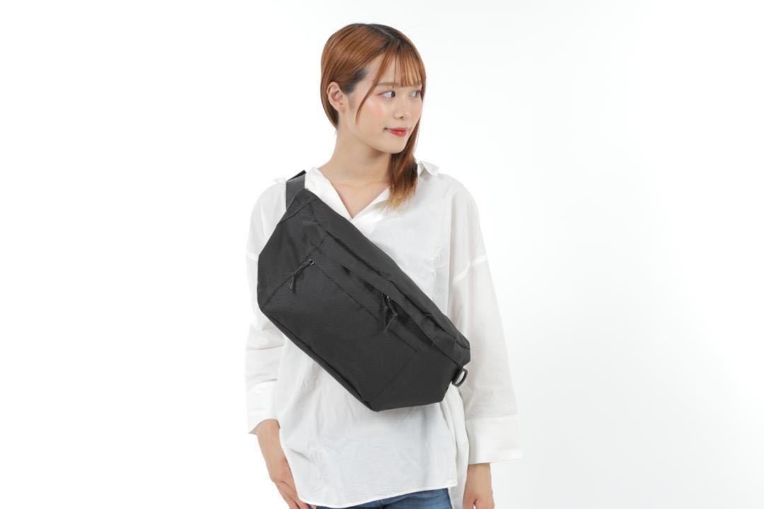  body bag high capacity 3WAY largish men's lady's one shoulder A4 file storage belt bag shoulder bag 