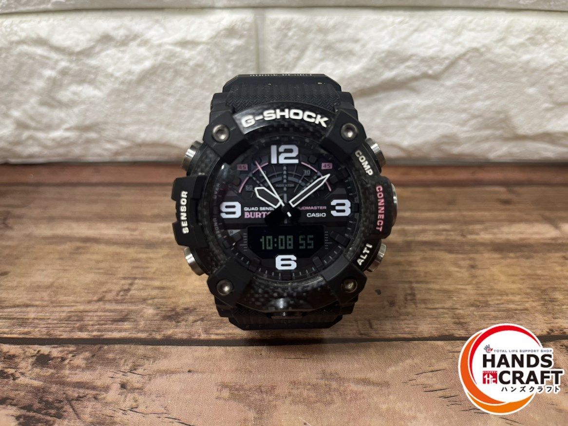 高級感 GG-B100 G-SHOCK カシオ ▽ WR20BAR 本体のみ 中古 BURTON