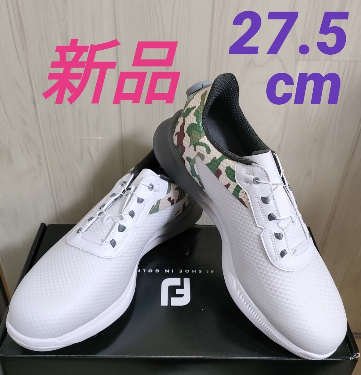 2022最新作】 【新品】フットジョイ FootJoy ATAK 日本正規品 27.5cm