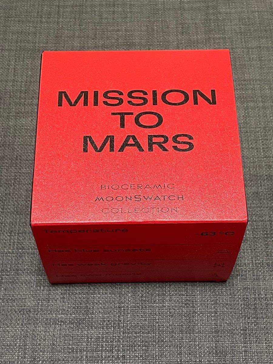赤 Swatch Omega Bioceramic Moonswatch Mission to Mars マーズ 火星 新品未使用