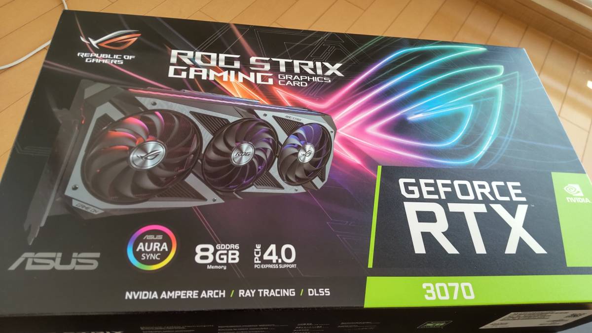 新作人気モデル ROG ASUS グラフィックボード「 【美品】 STRIX 」（再