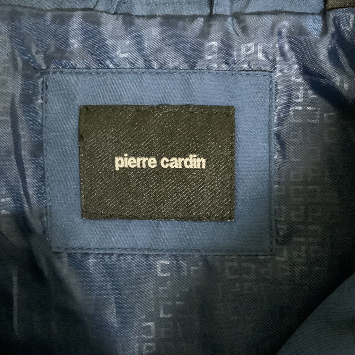 Pierre Cardinピエールカルダンスウィングトップ ブルゾンジャケット古着紺色美品メンズXL