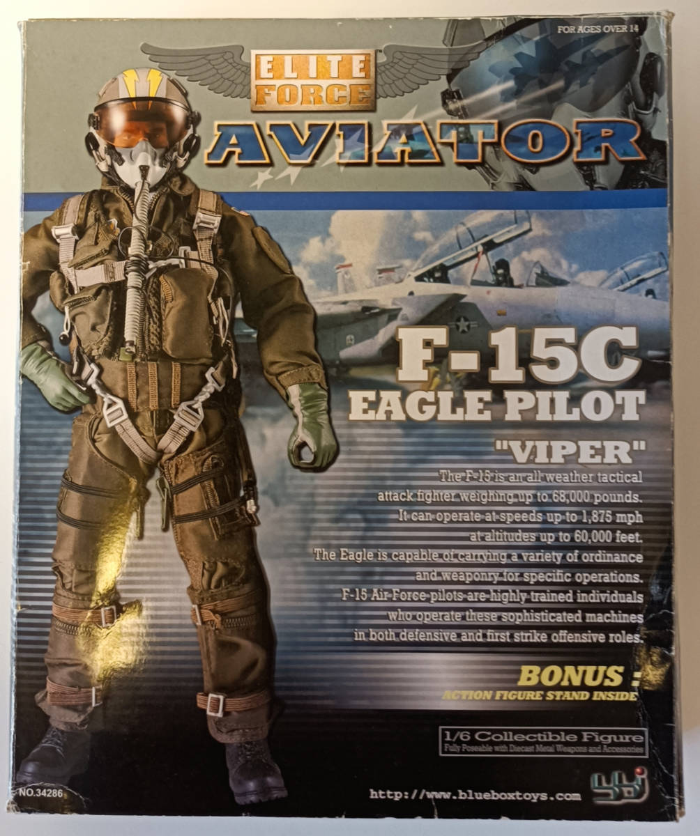 bbi / エリートフォース / ELITE FORCE / アビエーター / F-15 C イーグル パイロット / バイパー / VIPER/ 1/6 / フィギュア / 未使用品_画像9