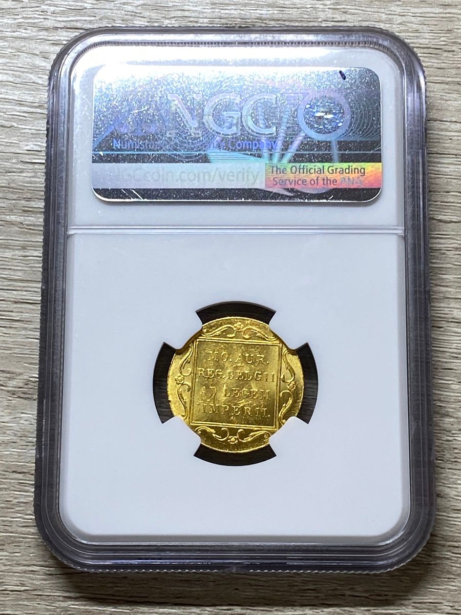 貿易用金貨 1927年 オランダ ダカット金貨 MS63 未使用鑑定品 貿易用金貨 1927年 オランダ ダカット金貨 MS63 未使用鑑定品