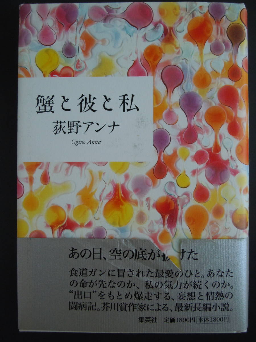 ●荻野アンナ『蟹と彼と私』2007年　集英社_画像1