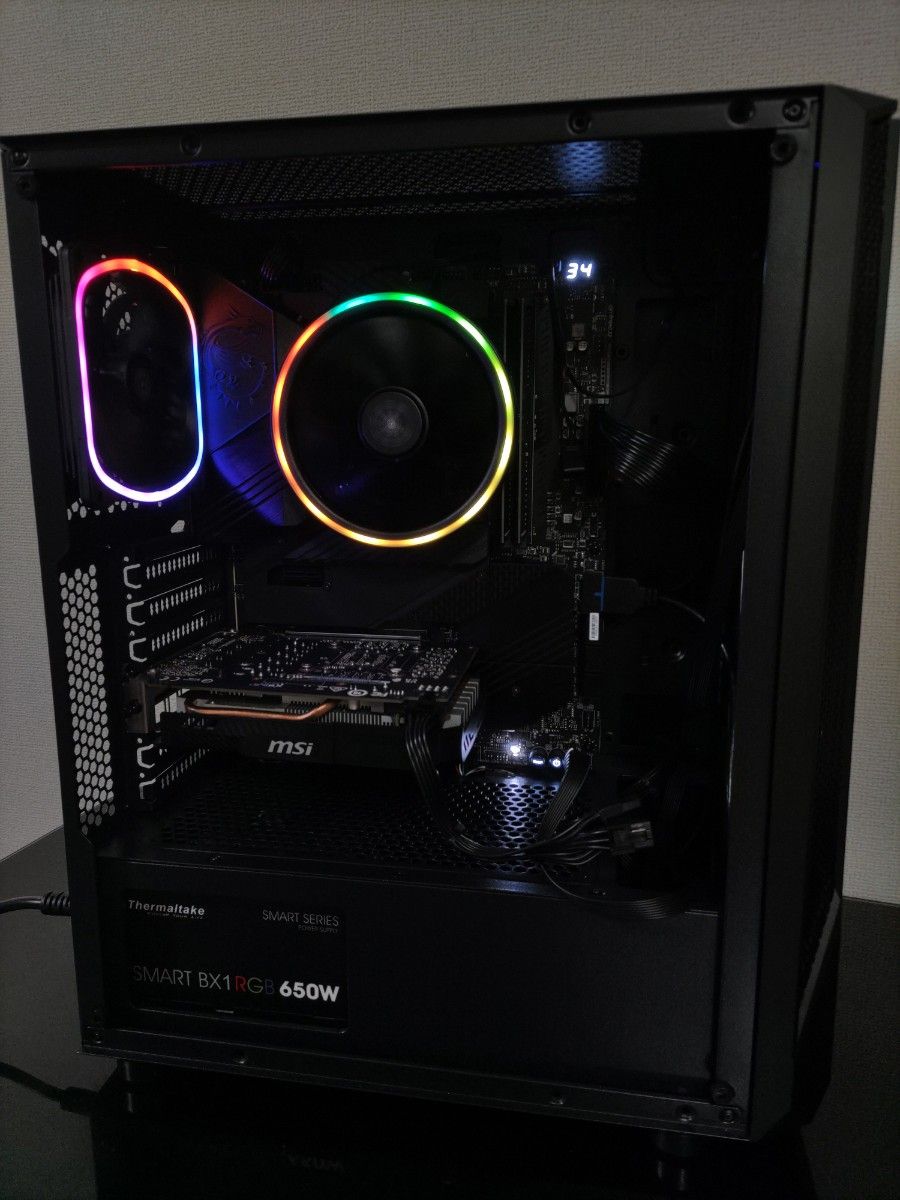 自作ゲーミングPC Core i7 10700/GTX1660Super/16GB/M.2SSD 1TB/650W/Wifi