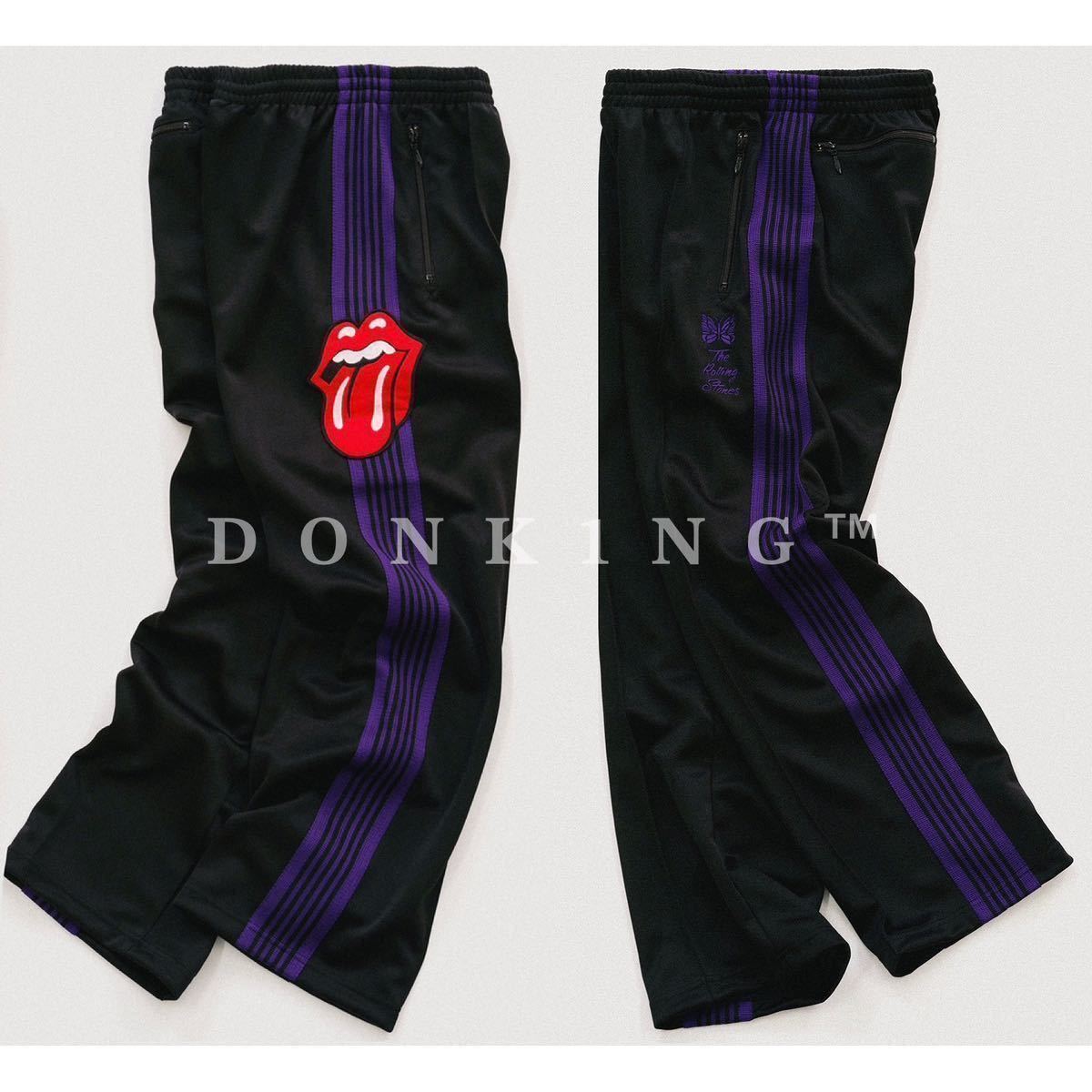 POGGY’S BOX 限定 別注 ニードルズ NEEDLES ニードルス × The Rolling Stones ザ ローリングストーンズ TRACK PANT トラックパンツ S_画像4