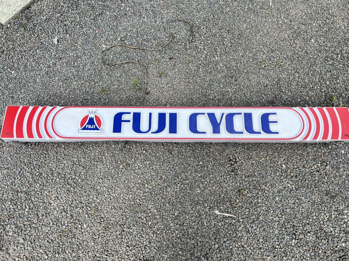 富士自転車　看板　昭和自転車　実用車　Fuji フジ