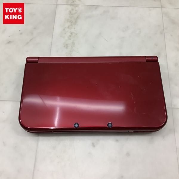 1円〜 動作確認/初期化済 箱無 Newニンテンドー3DS LL RED-001 本体