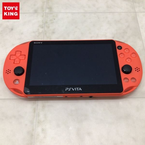 1円〜 動作確認/初期化済 箱無 PSVITA PCH-2000 ネオン・オレンジ(PS