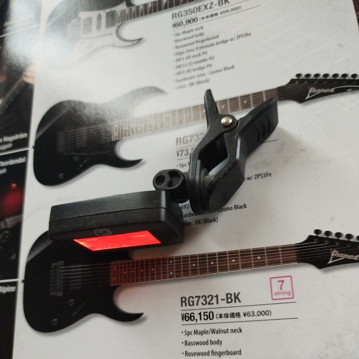 Ibanez 2011 FULL LINE CATALOG/GT200D TUNER（おまけ）_画像2