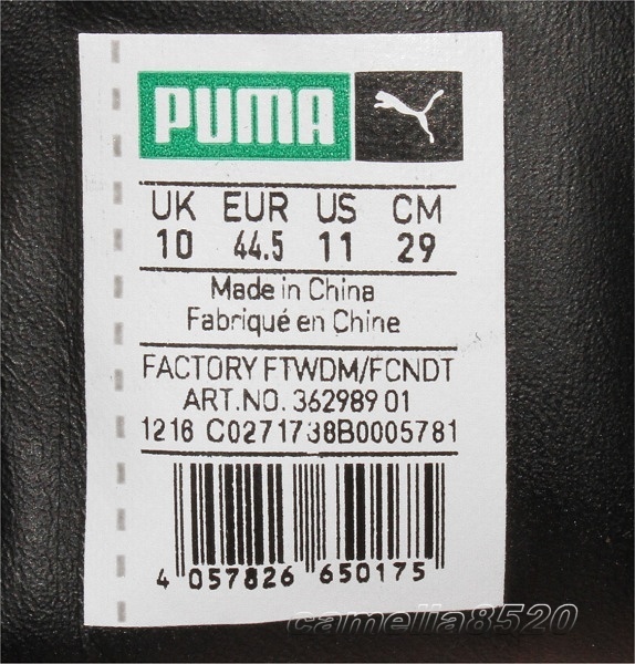 プーマ × トラップスター クライド ボールド スニーカー 黒 ブラック ヌバックレザー US11 29cm 未使用 展示品 PUMA TRAPSTAR CLYDE BOLD