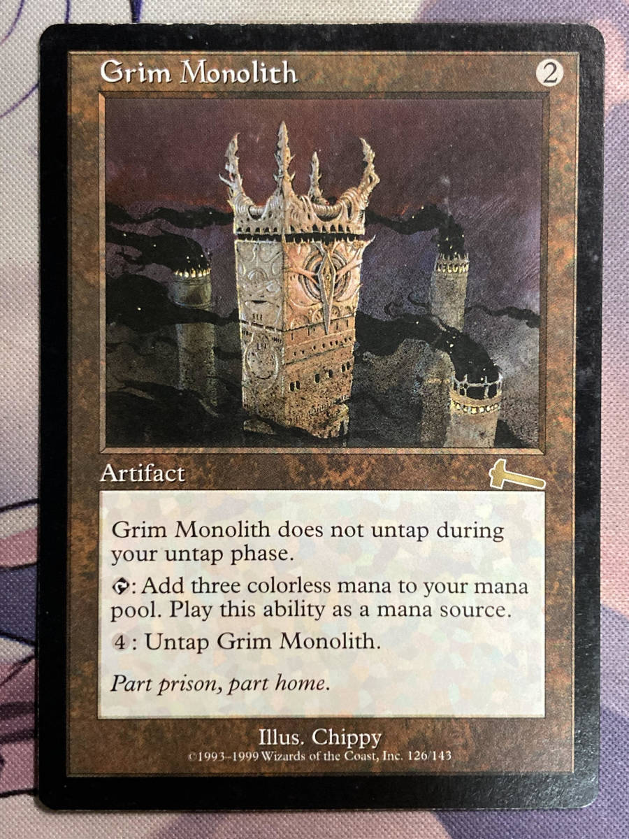MTG　《厳かなモノリス/Grim Monolith》　ULG　英語