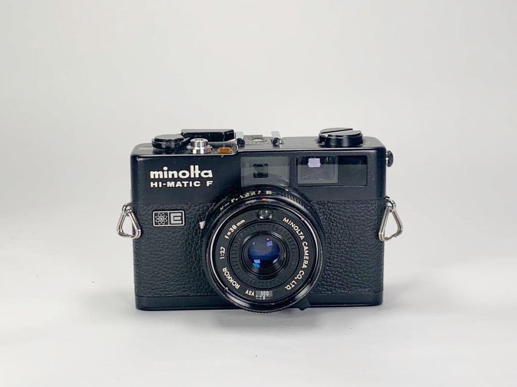 フィルムカメラ MINOLTA HI-MATIC F - カメラ