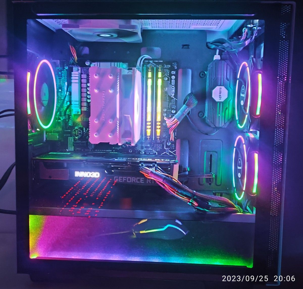 光る 白い ゲーミングPC RYZEN7 3700X RTX3070 32GB 検索用 光る 白い ゲーミングPC RYZEN7 3700X RTX3070 32GB 検索用