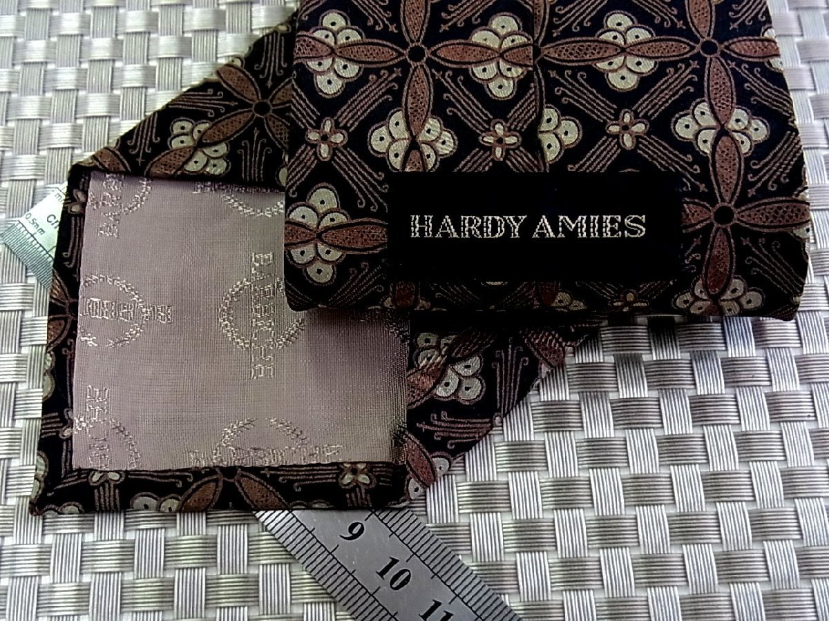 ♪1032S♪新品【花 植物 柄】ハーディエイミス【HARDY AMIES】ネクタイ_画像2