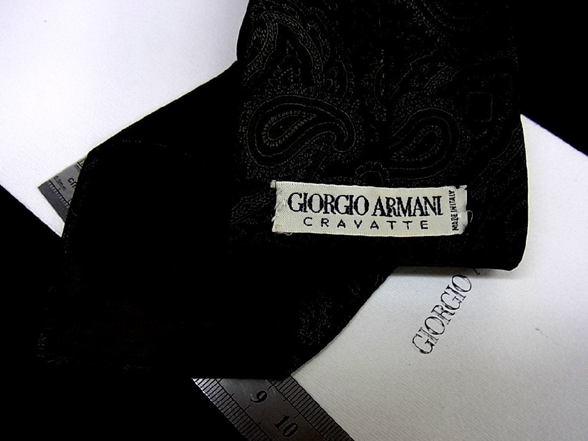 ♪今週の特売980円～♪1287♪状態並品【GIORGIO ARMANI】アルマーニ【ペイズリー 柄】ネクタイ♪_画像3