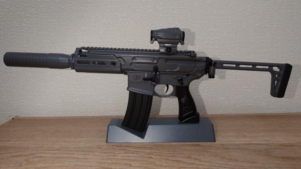 精巧1/3スケール　ミニチュアライフル　SIG MCX　グレー　 ミリタリー　トイガン　モデルガン ミニチュアガン_画像1