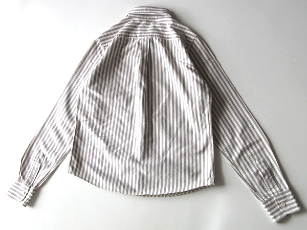  rare France made 90s-00s Vintage A.P.C. A.P.C. cotton oxford stripe BD shirt button down 38 cat pohs correspondence 