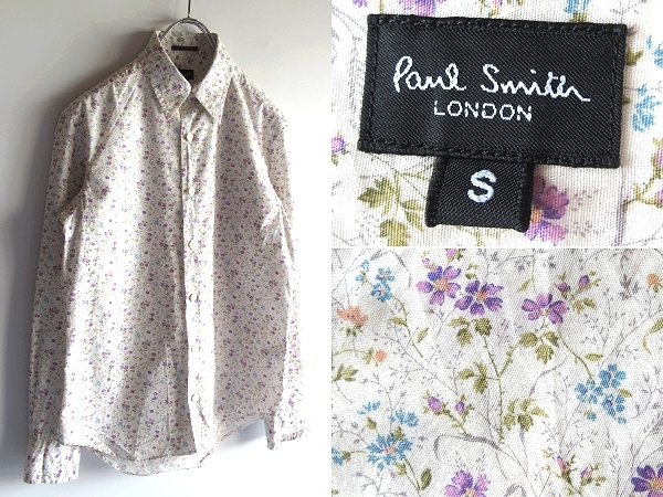ネコポス対応 Paul Smith LONDON ポールスミス 花柄/フラワー柄