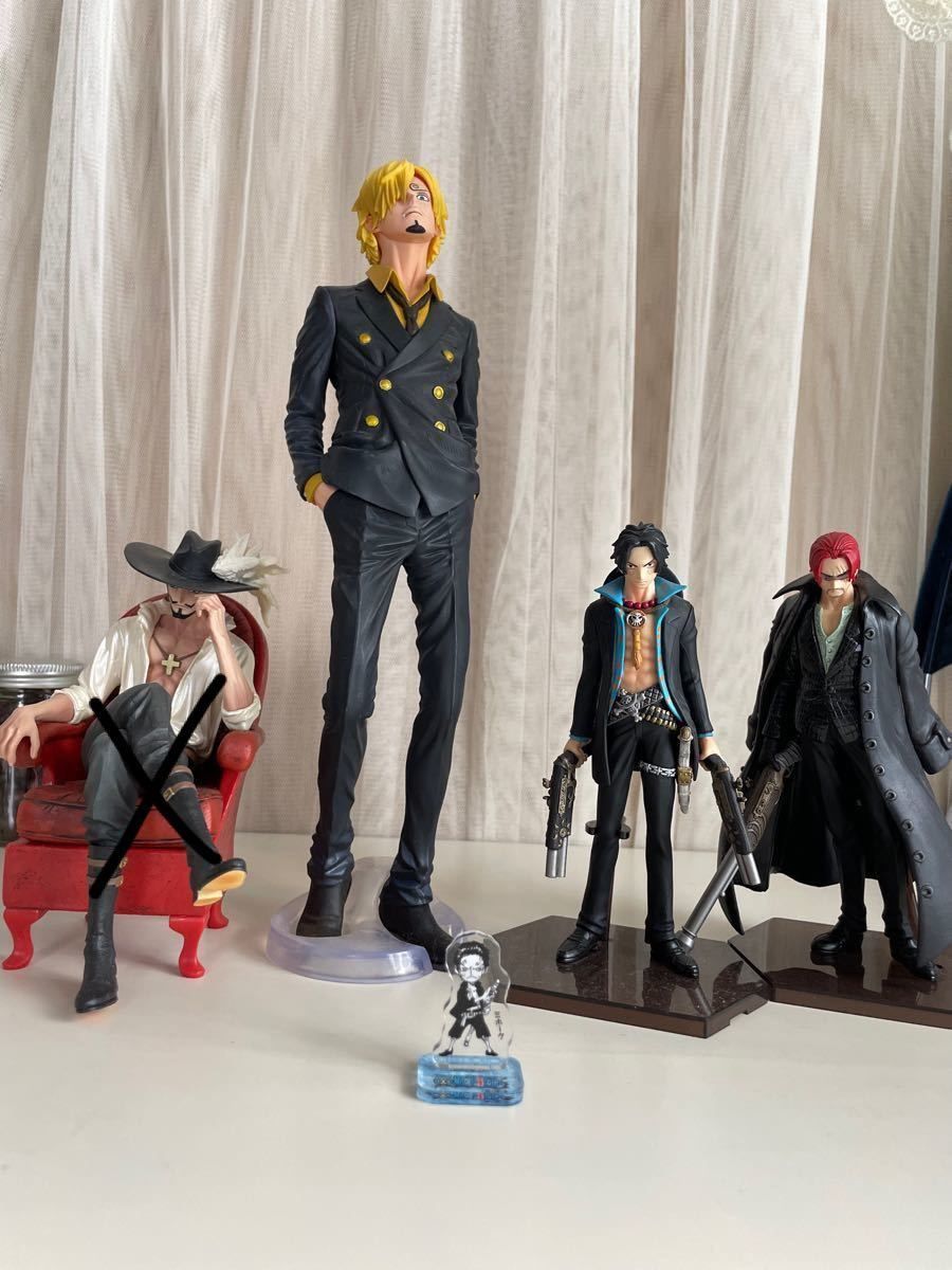 エース ルフィ ワンピースフィギュア フィギュア シャンクス ONE PIECE ゾロ　ミホーク　エース　アクスタ