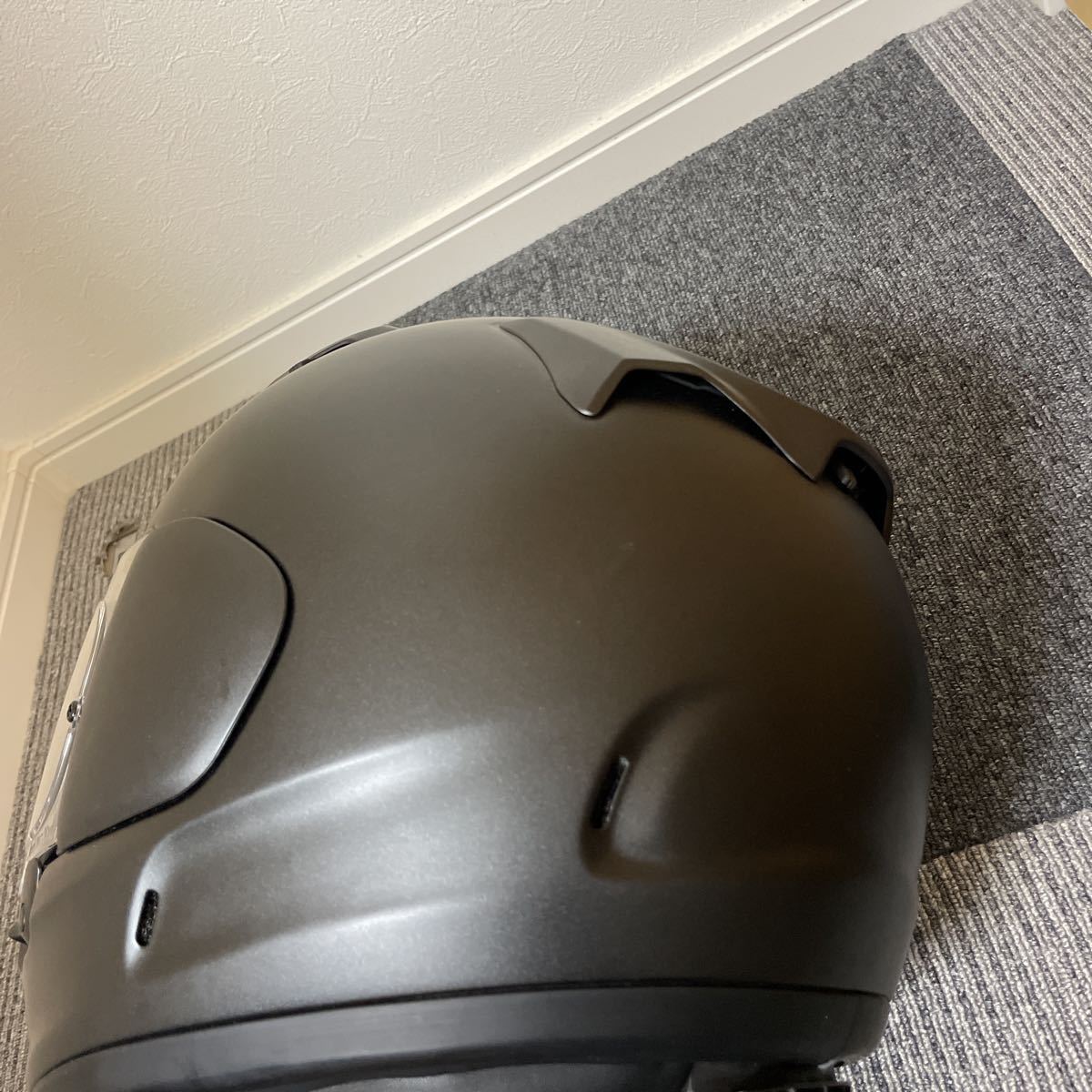 Arai アライ XD マットブラック フラットブラック 59〜60cm Lサイズ 2020年製 フルフェイスヘルメット ヘルメット バイク (47)_画像3