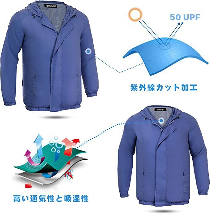 KD011 air conditioning wear air conditioning work clothes fan attaching work the best 3 -step adjustment 2XL/3XL