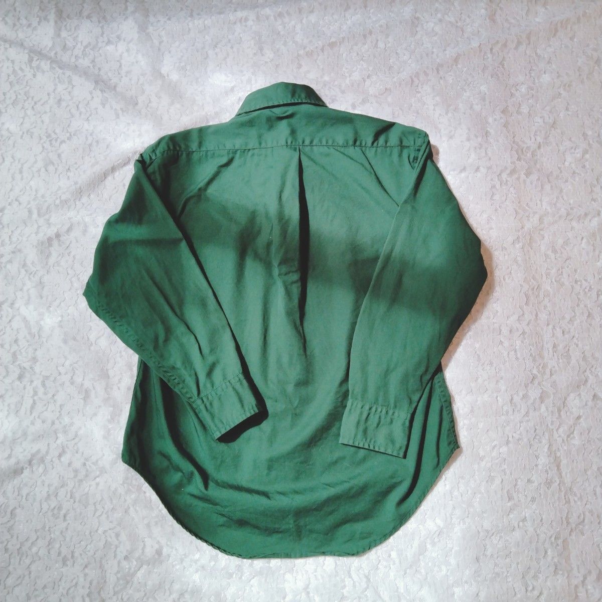 RALPH LAUREN　 ラルフローレン　 長袖シャツ　濃いグリーン　コットン100%　サイズＳ
