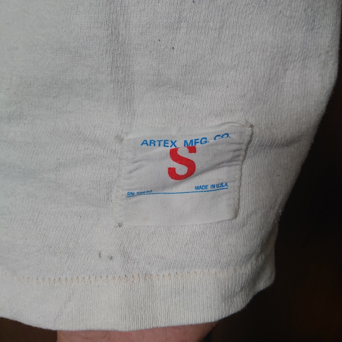 70s ヴィンテージ ビンテージ アルテックス ARTEX 七分袖Tシャツ S チャンピオン russell ラッセル カレッジプリント