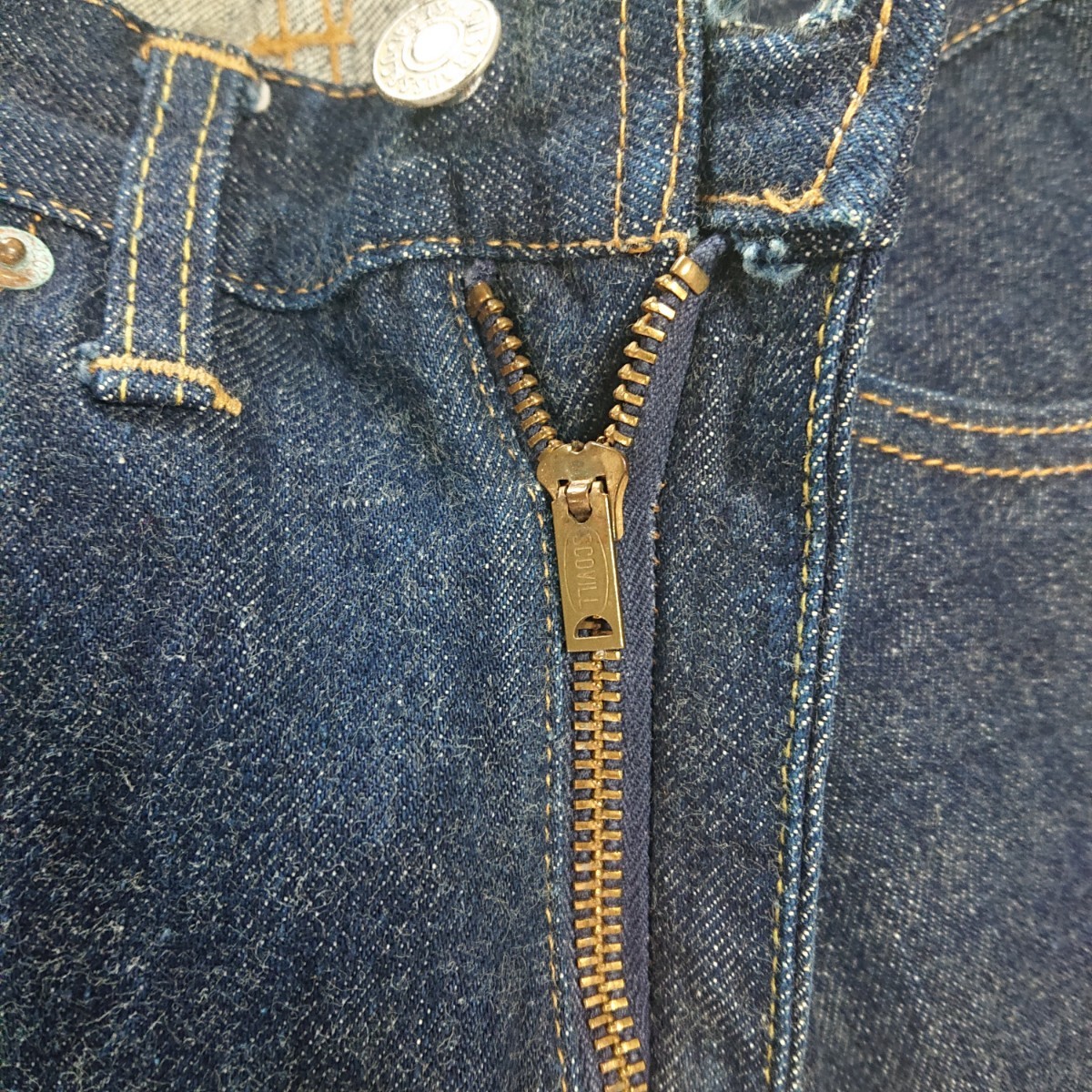 60s ビンテージ ヴィンテージ levi's リーバイス 502 bigビッグE w30 16ボタン 501 505 551 xx 赤耳 type タイプ _画像4