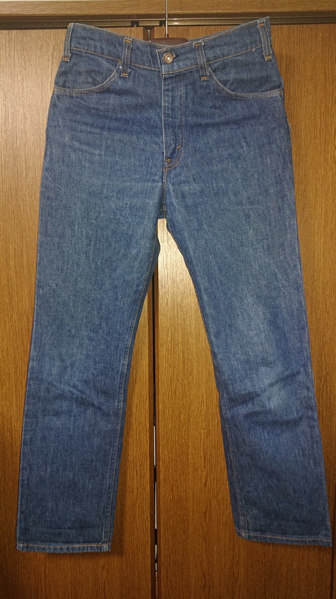 70s ヴィンテージ ビンテージ リーバイス levi's 519 デニム ジーンズ 66後期 w31 501 502 505 518 606 605 551 911_画像1