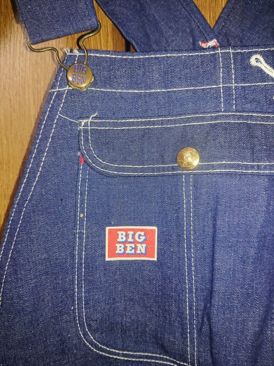 デッド NOS 50s ヴィンテージ ビンテージ big ben オーバーオール 32 blue bell payday mac HERCULES power house ox hide ストア系_画像1