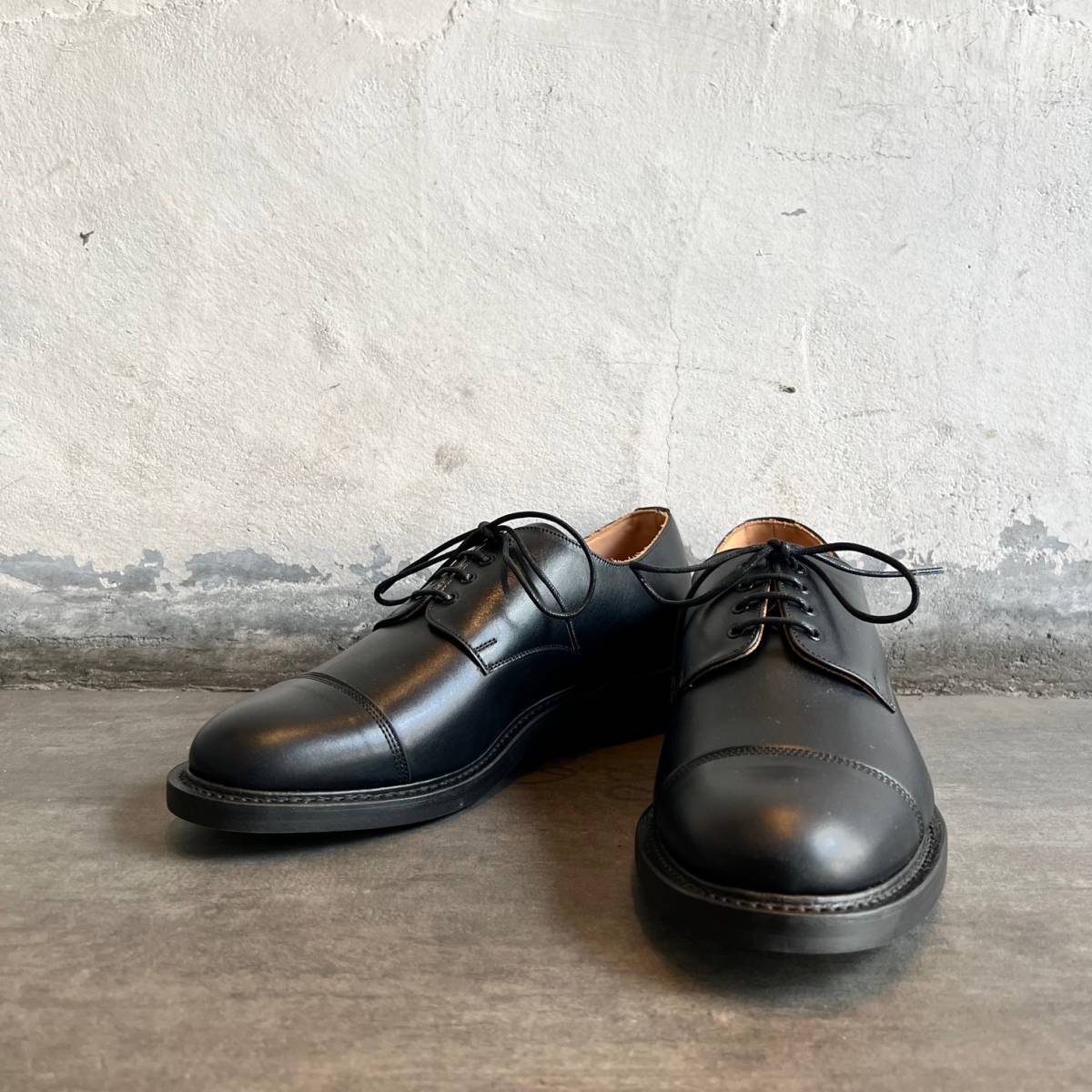 Arrow Footwear DEADSTOCK デッドストック UK8.5 27.5cm Made in England イギリス製 ストレートチップ ドレス ミリタリーラスト 未使用