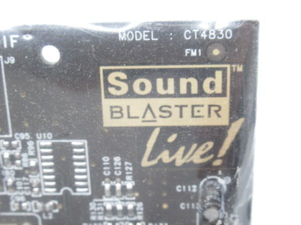 Y 2-7 Creative SoundBlaster Live CT4780 sound card 