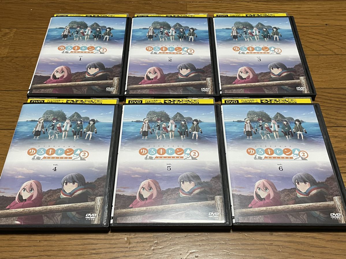 美品 ゆるキャン△2 DVD レンタル落ち 全巻セット 全6巻 や行