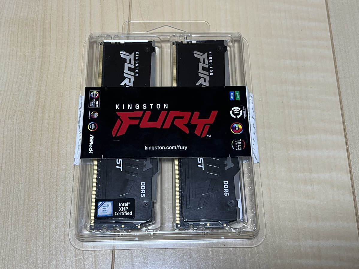 Kingston FURY Beast DDR5 4800MTB/s 32GB(16GBx2) KF548C38BBAK2-32