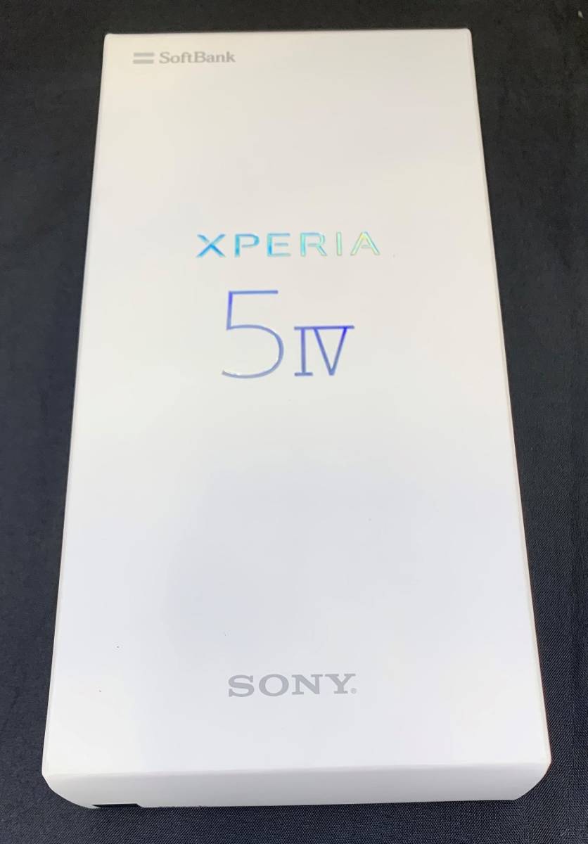 【新品・未使用】 SoftBankソフトバンク SONY ソニー Xperia 5 IV 128ＧＢ ブラック 利用制限判定◯